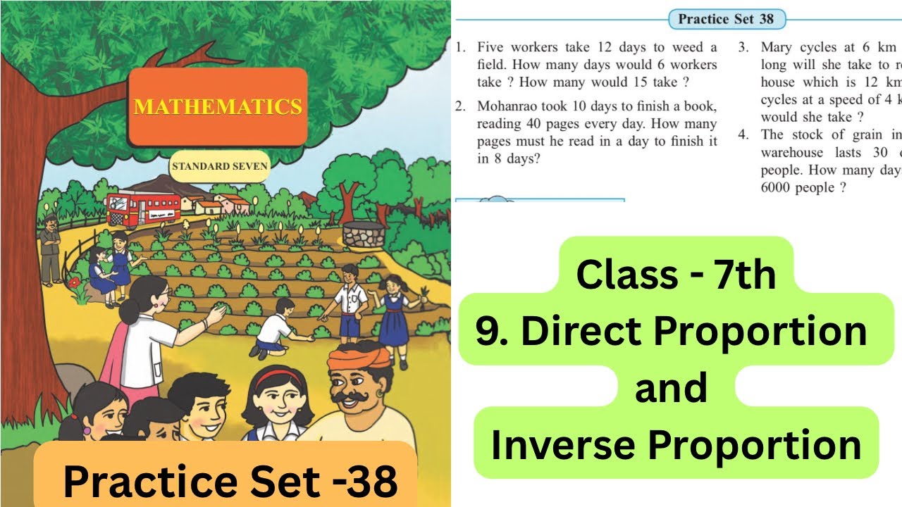 Class 7th|Chapter-9|Practice -38|Direct Proportion Inverse |Maharashtra Board|@MathsClassSheje 