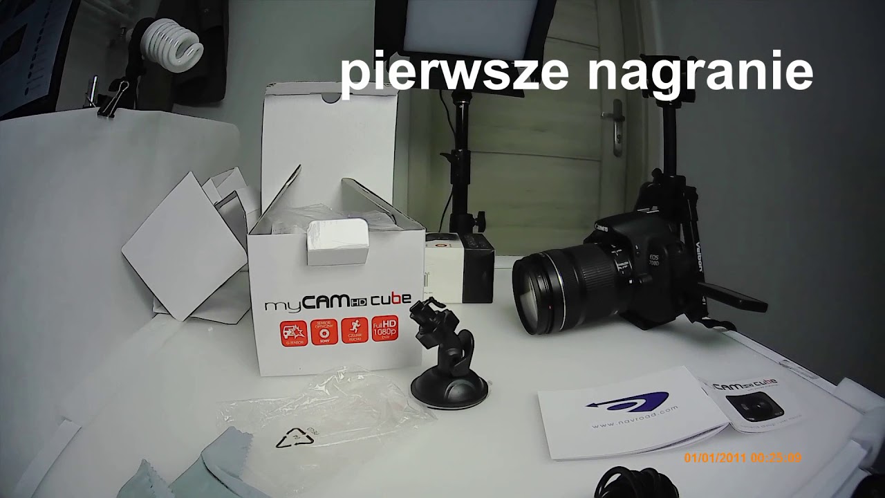 Rejestrator NavRoad myCAM HD CUBE