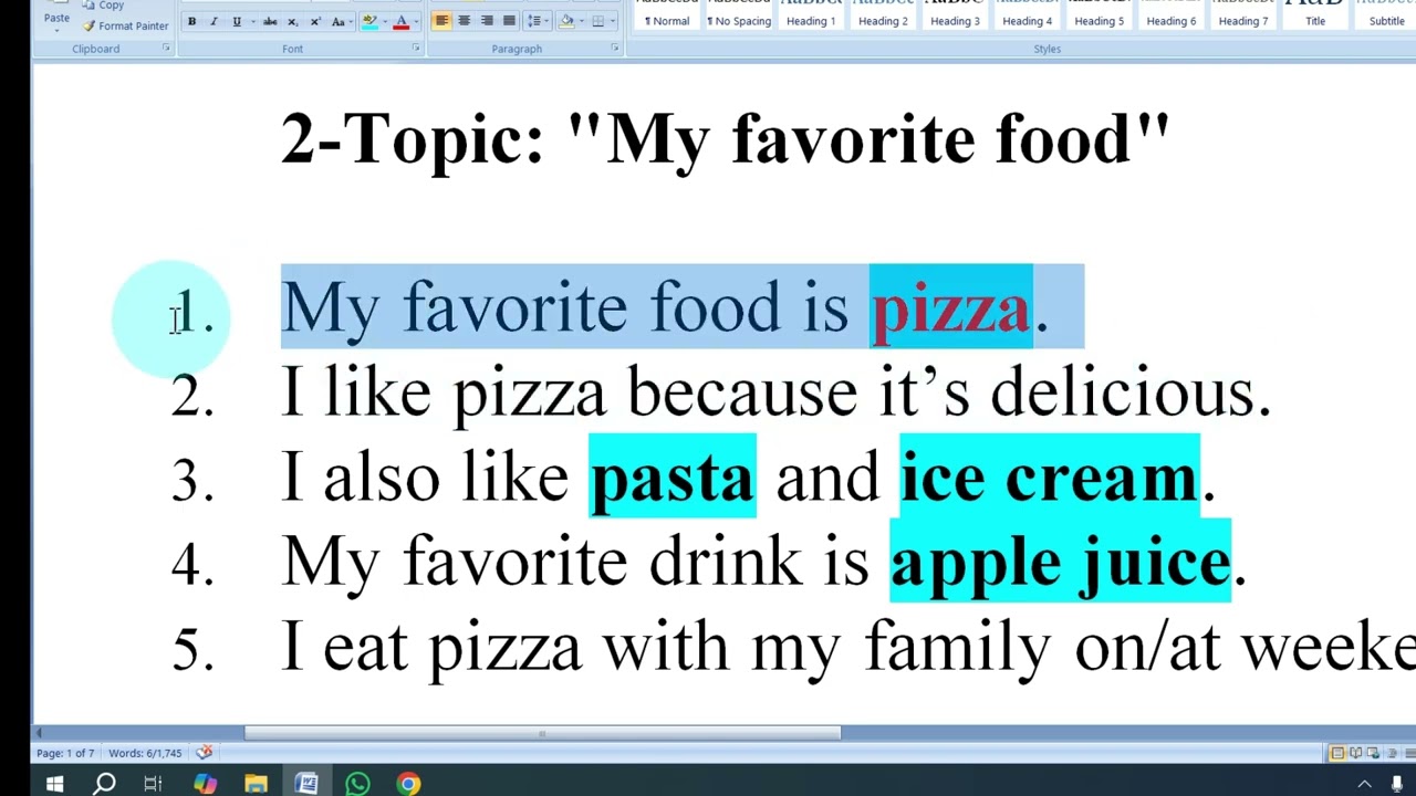 My favorite food.   