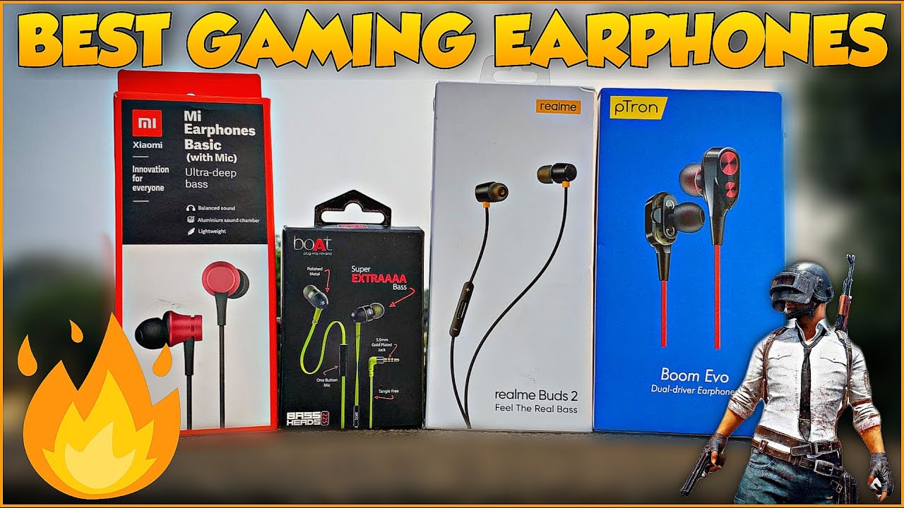 🔥 BEST GAMING EARPHONES FOR PUBG MOBILE !!