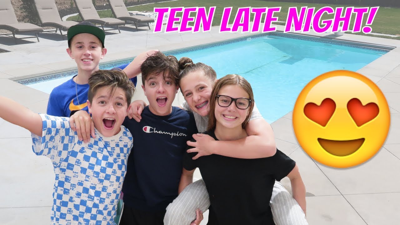 TEEN SUMMER LATE NIGHT! | Brock and Boston