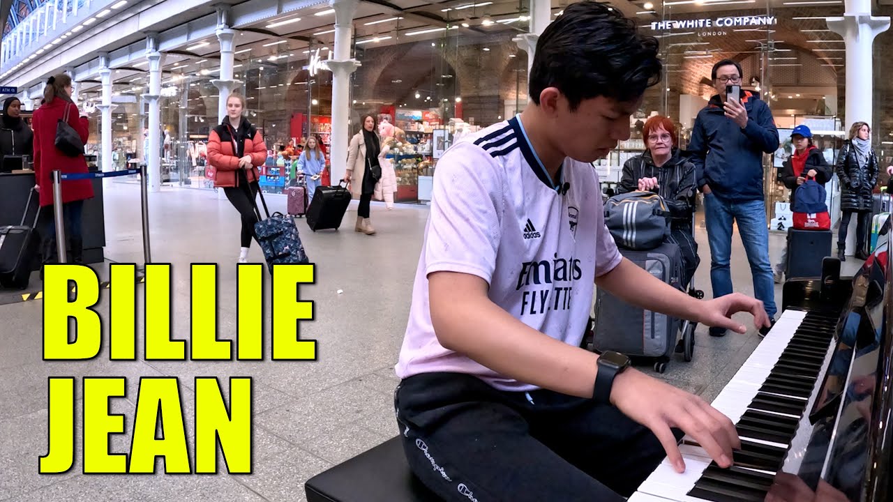 When I Played Michael Jackson Billie Jean on Broken Piano in Public | Cole Lam