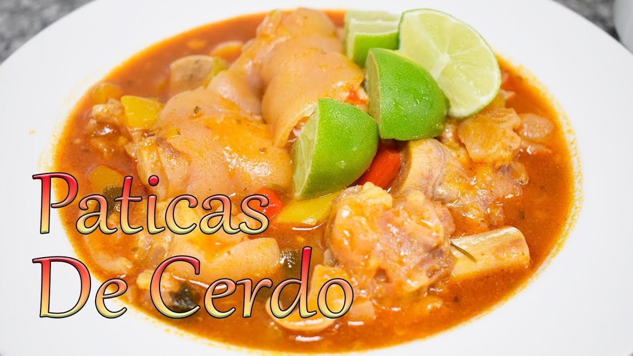 Paticas de Cerdo Guisadas (Patitas de cerdo) - Cocinando con Yolanda
