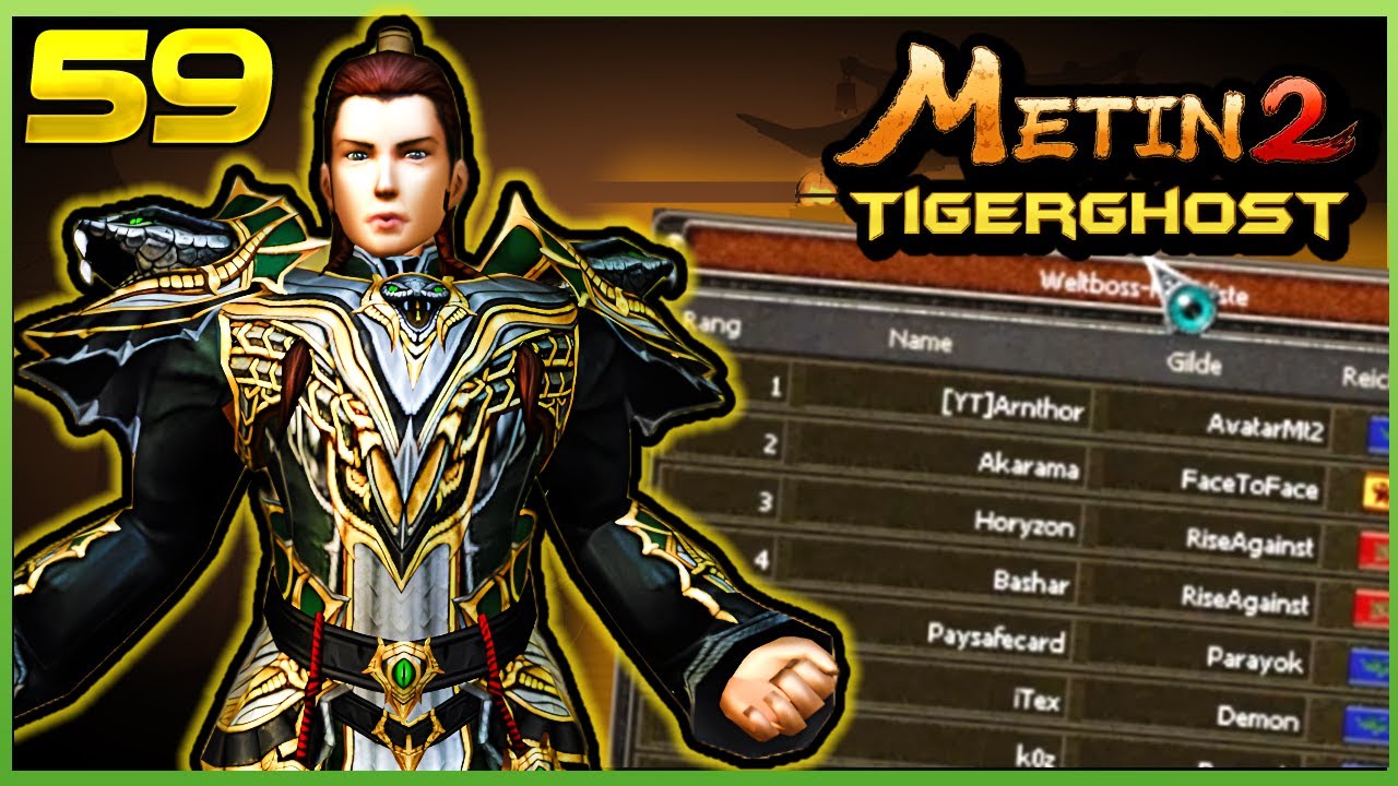 Rank 1 WETLBOSS? Bazar-Char Style!  -  Metin2 Tigerghost [59] 🐯