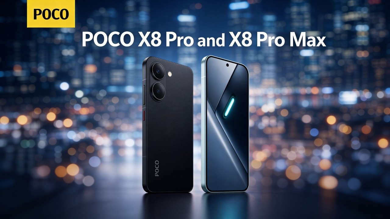 POCO X8 Pro and X8 Pro Max Leaked Pricing, Specs, and Design Explained