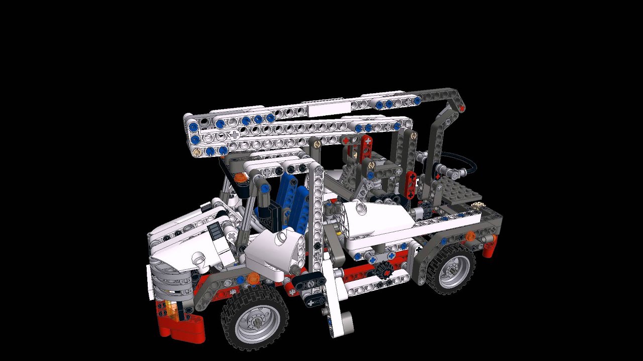 Lego Technic 8071 LDCad animation