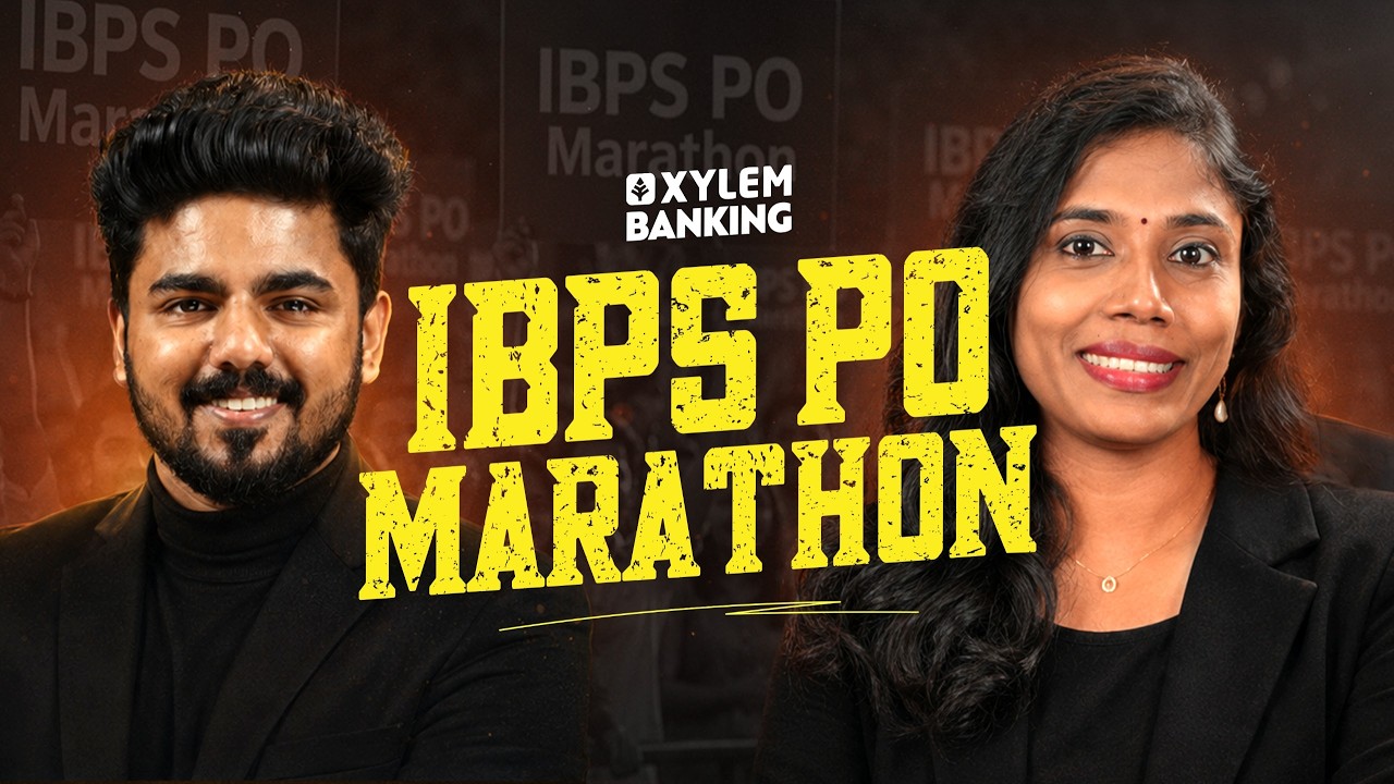 🔥 IBPS PO Marathon | Complete Exam Preparation LIVE| Xylem Banking