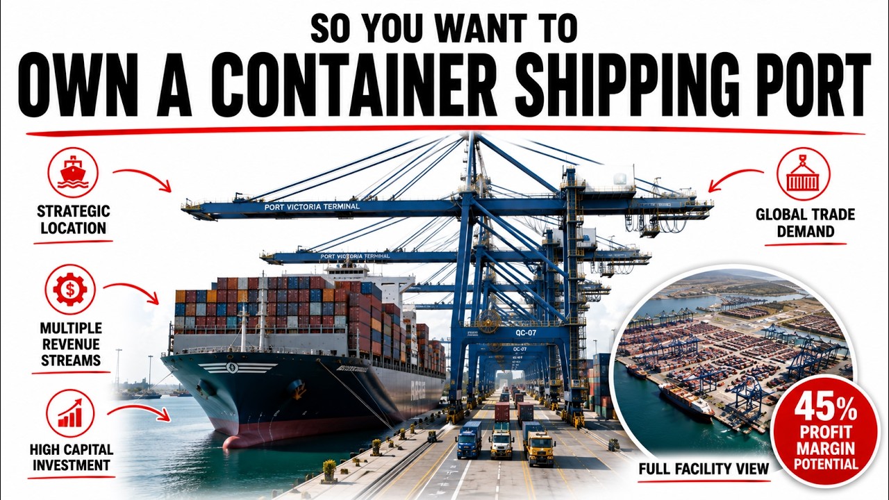 The Economics of Owning A Container Shipping Port