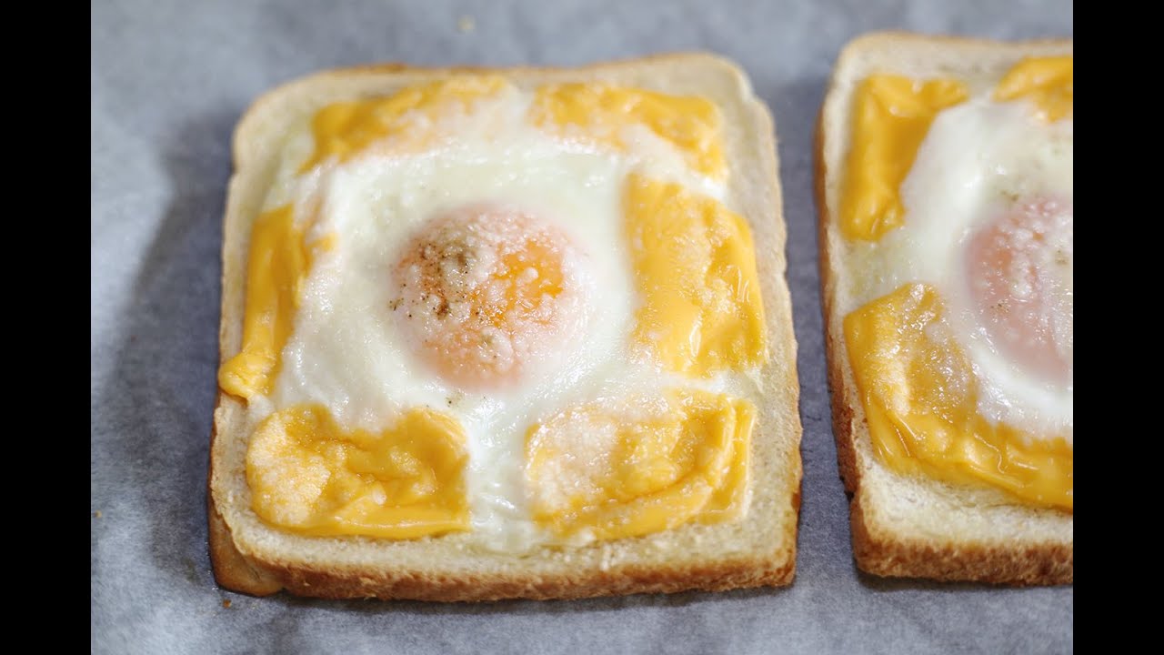 Toast Recipe : How to Make Cheesy Baked Egg Toast