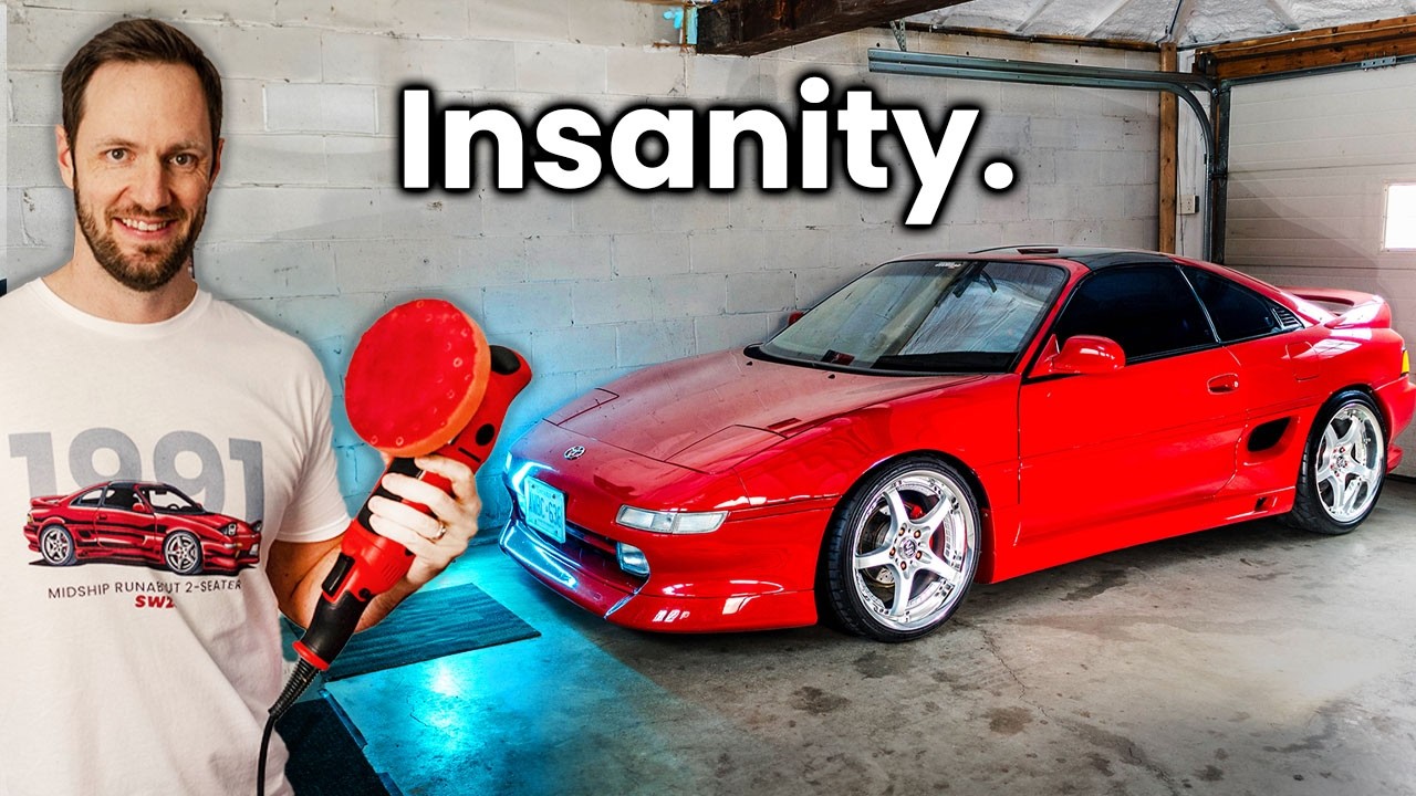 I Spent 71 HOURS Detailing My 34 Year Old Toyota MR2