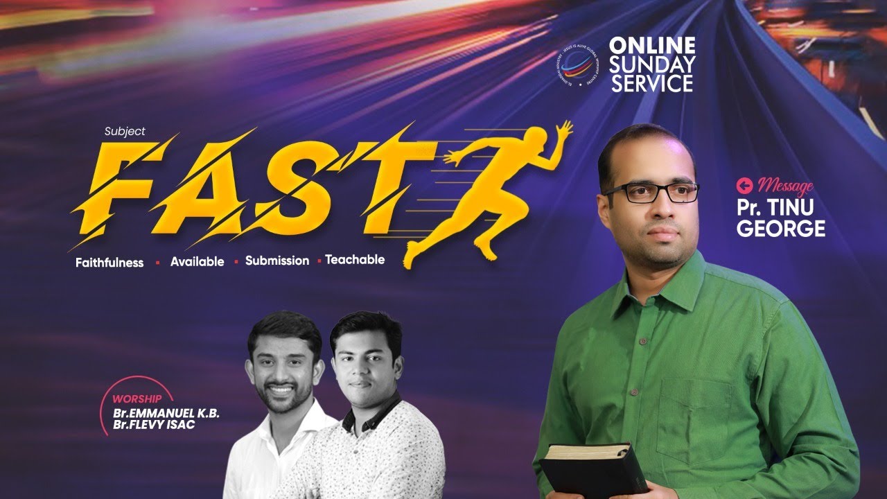 Online Sunday Service | Pastor Tinu George | Jesus Is Alive | 03-04-2022 | LIVE&copy;