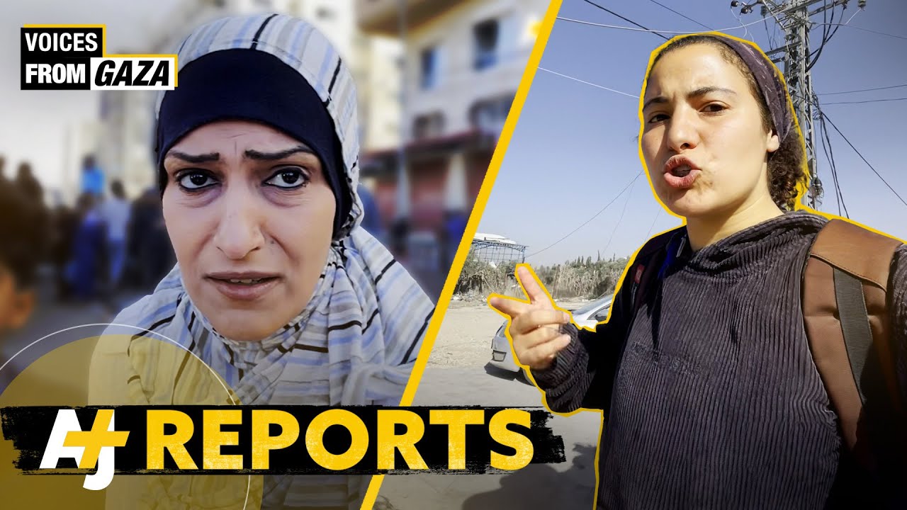 'It's Bisan from Gaza and these Desperate Families are Heading North'
