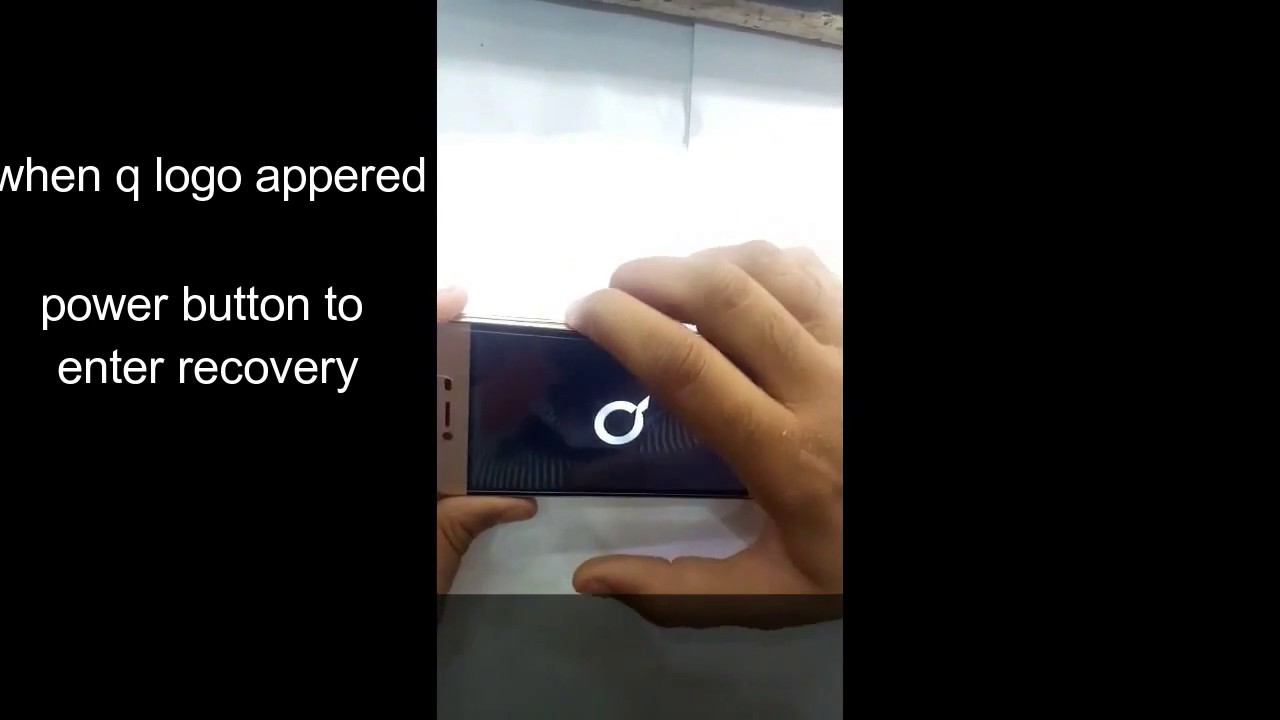 Q mobile energy X2 hard reset