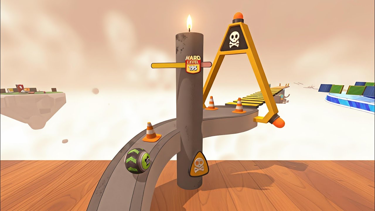 GOING BALLS HITS THE PERFECTION OF ASMR Ball RACE WALKTHROUGH RUNNER LEVELS 195