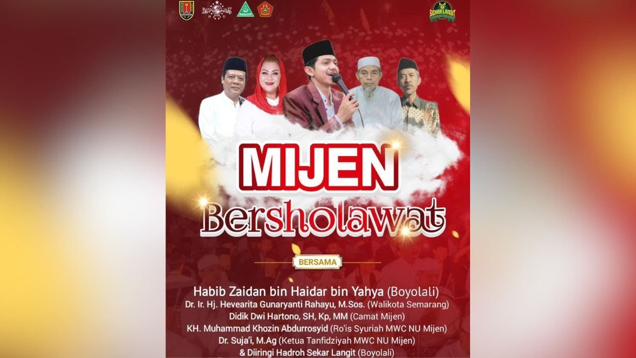 MIJEN BERSHOLAWAT BERSAMA HABIB ZAIDAN BIN HAIDAR BIN UMAR BIN YAHYA