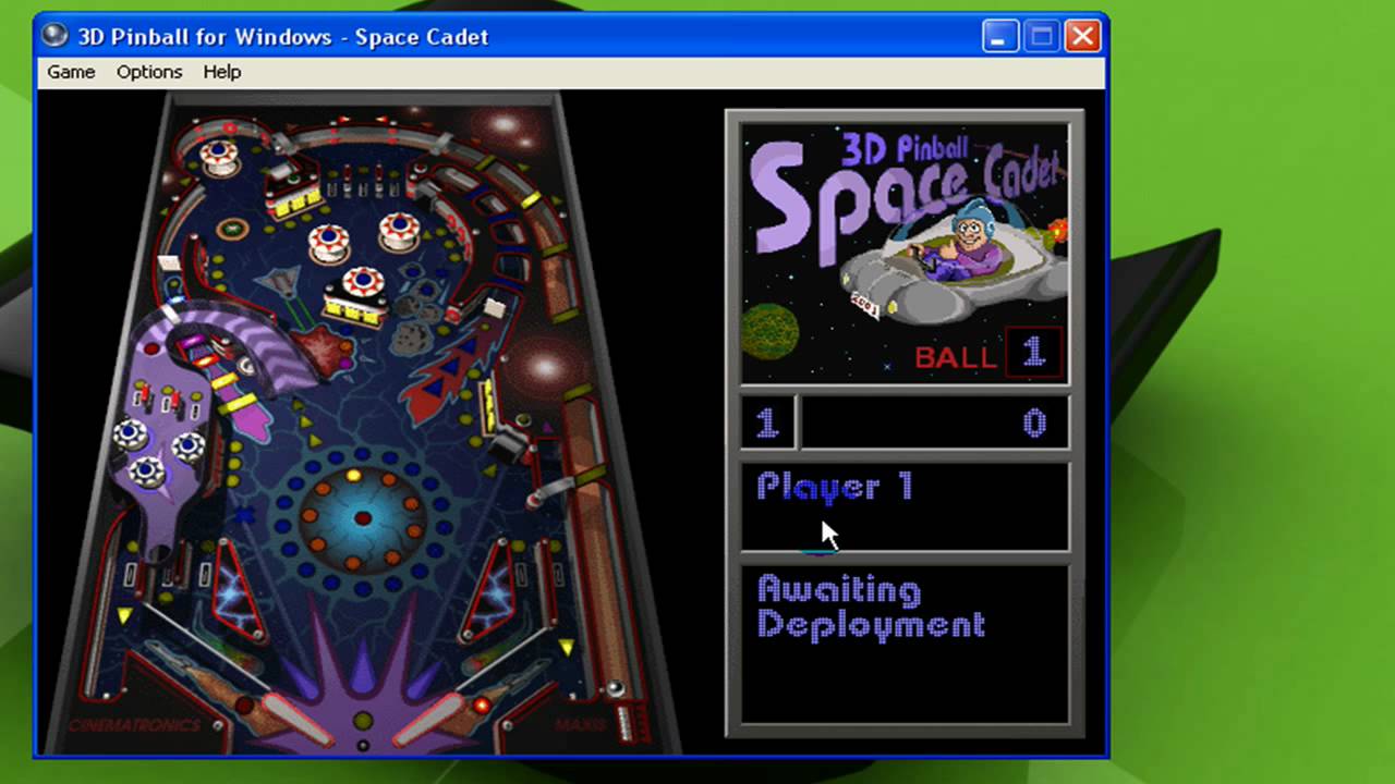 3-D Pinball tricks in Windows XP