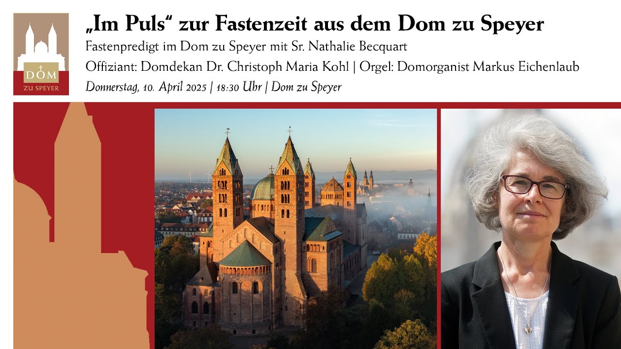 Fastenpredigt im Dom zu Speyer mit Schwester Nathalie Becquart