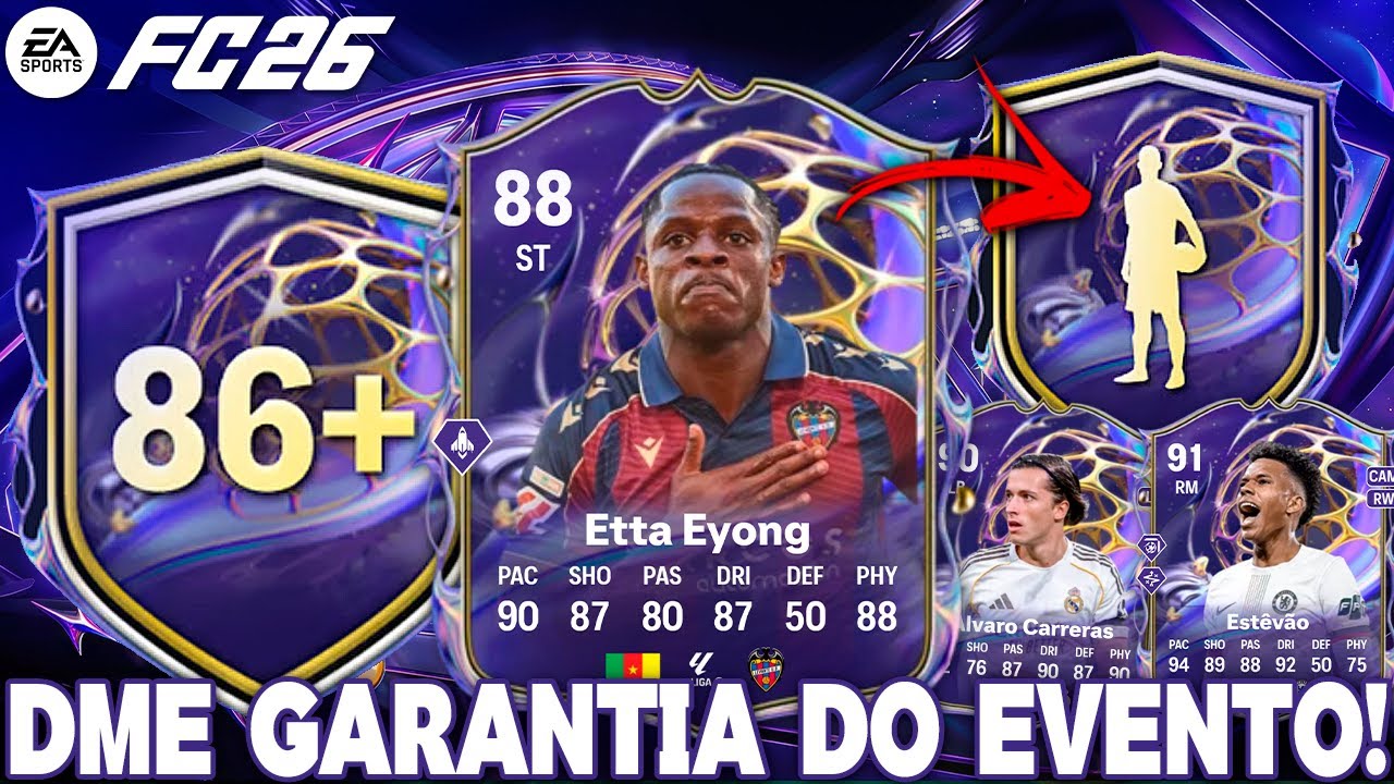 FC 26 | 🔥 GARANTIA CRAQUES DO FUTURO / EA ESQUECEU DME E NOVA EVOLUÇÃO