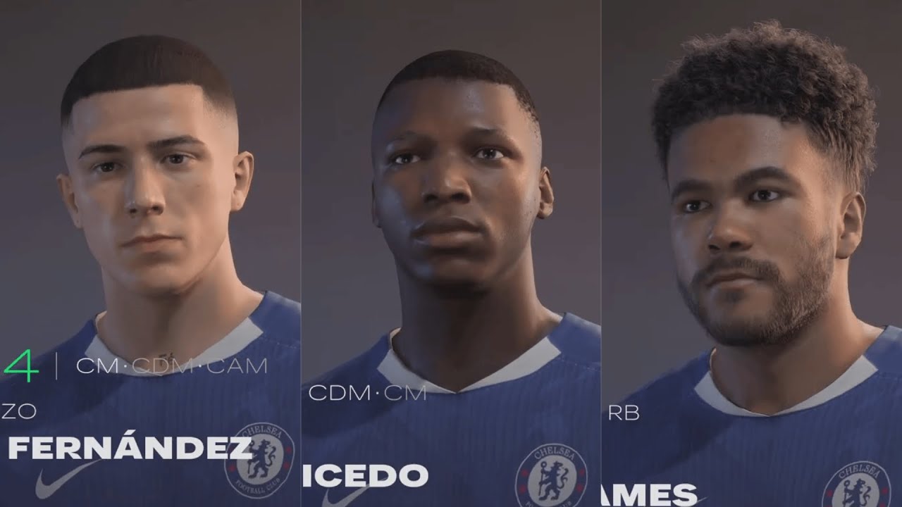 FC 26: CHELSEA PLAYER FACES AND RATINGS