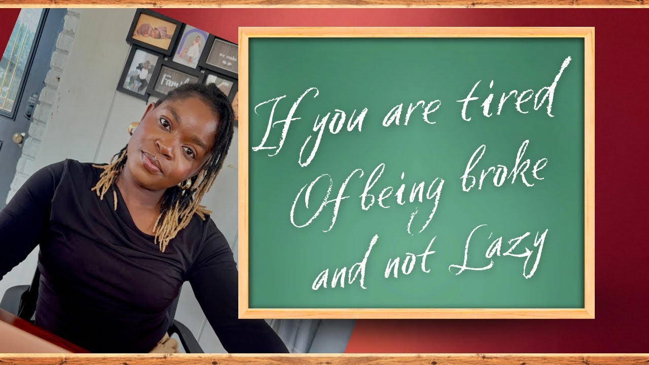 IF YOU ARE TIRED OF BEING BROKE AND NOT LAZY …. LISTEN