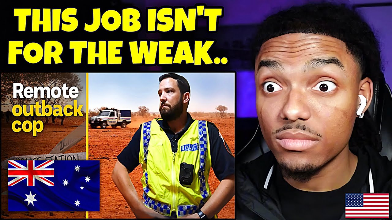 AMERICAN REACTS to the Remote Life of an Outback Aussie Cop