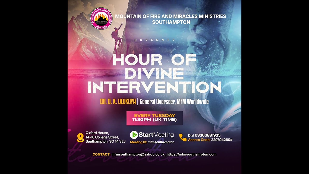 MFM Southampton -Hour of Divine Intervention (Night Vigil) - 03-02-2026
