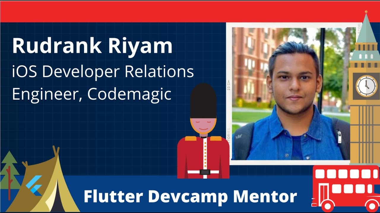 Codemagic with Rudrank Riyam  :: Week 10 :: Session 1 :: #FlutterDevCamp #GDGLondon