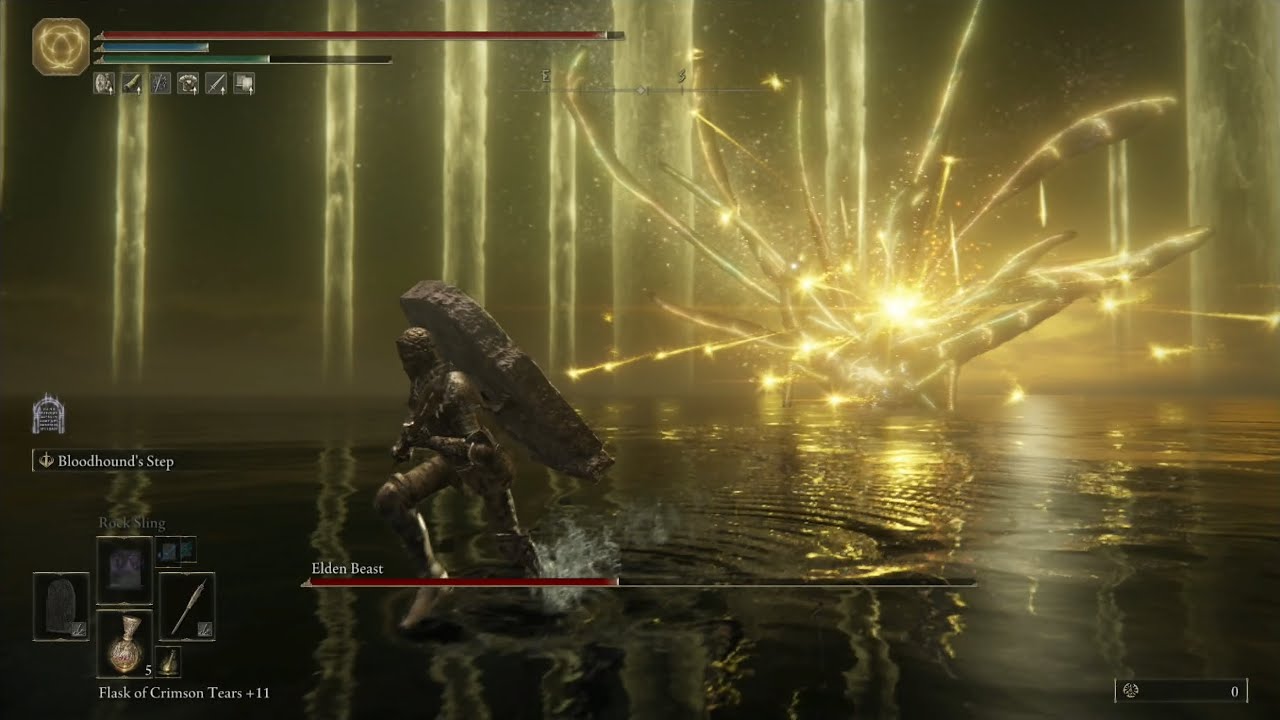 Elden Ring - Radagon & Elden Beast Solo with Heavy Fingerprint Stone Shield