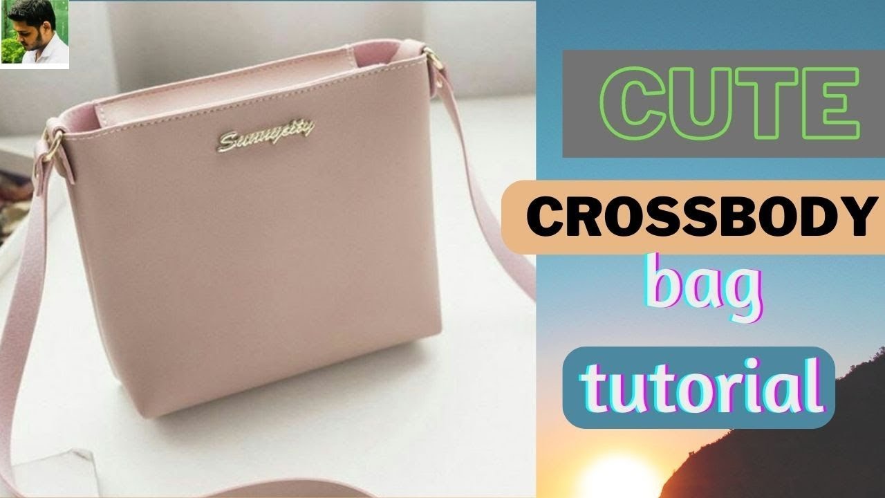 How To Sew A Simple Tote Bag | diy crossbody bag | stylish bag tutorial | leather bag making diy