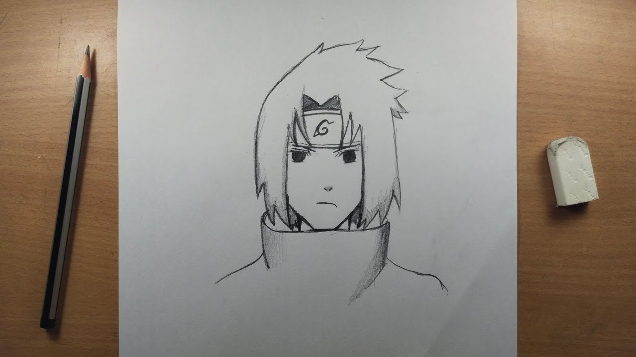 How To Draw Sasuke Uchiha step by step || Easy anime drawing || How to draw for beginners