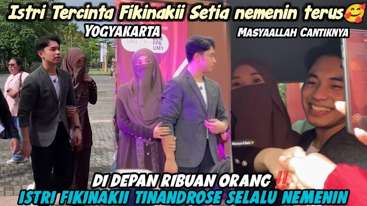 Terbaru.!! Istri fikinaki tinandrose selalu setia nemenin suami ke manapun di depan ribuan orang‼️