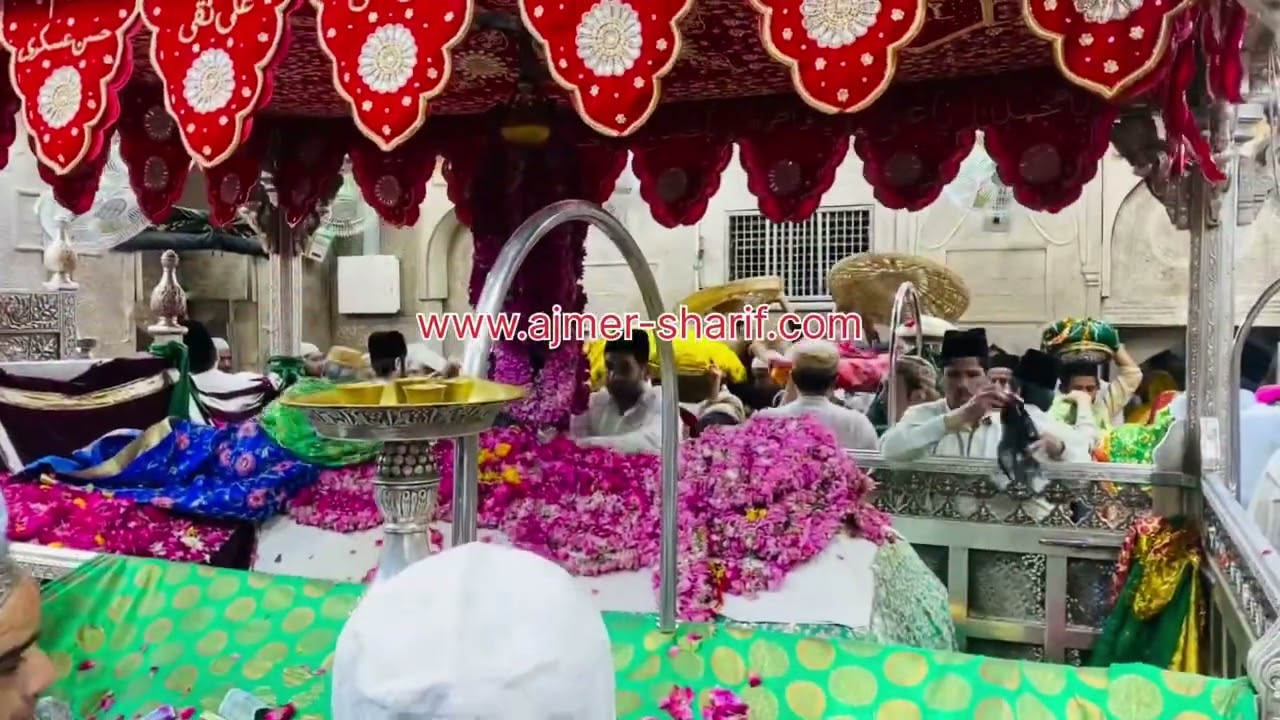 Khwaja garib nawaz dargah | astana e aliyaa shamiyana gilaf chadar 😍