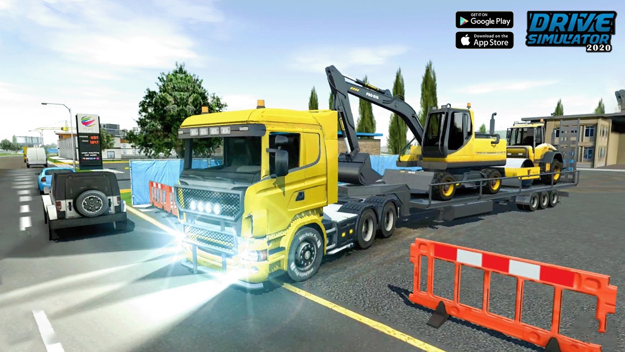 Drive Simulator 2020 | Complete Drainage System Mission Guide Truck Gameplay
