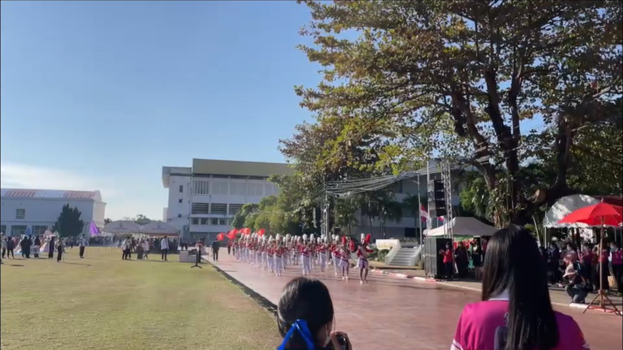 วงโยธวาทิตโรงเรียนห้างฉัตรวิทยา |HangChat Wittaya Marching Band| กีฬาสีโรงเรียนบุญวาทย์วิทยาลัย