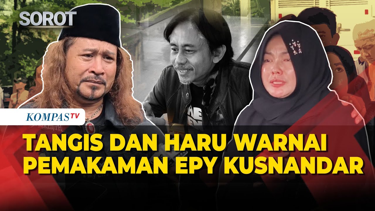 Tangis Istri di Pemakaman Epy Kusnandar, Mat Drajat Kenang Sosoknya!