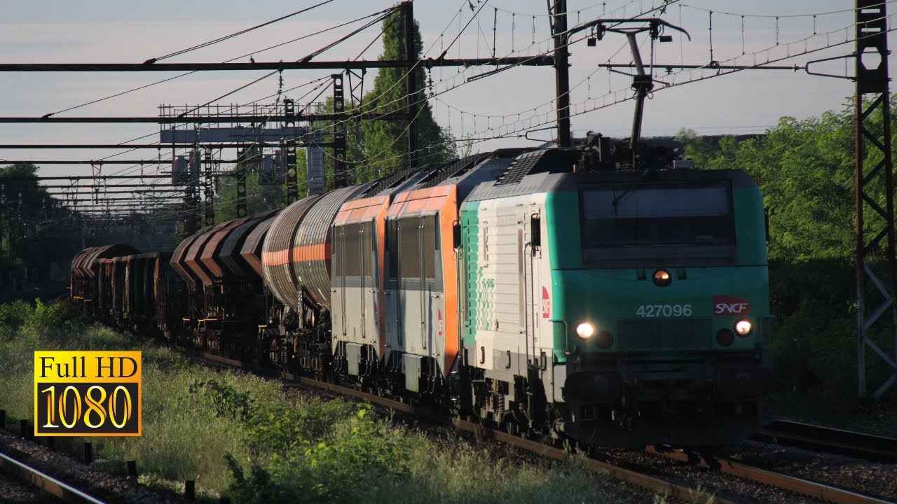 Des trains en gare de Cesson Ter, TM, Fret, Intercité, HLP