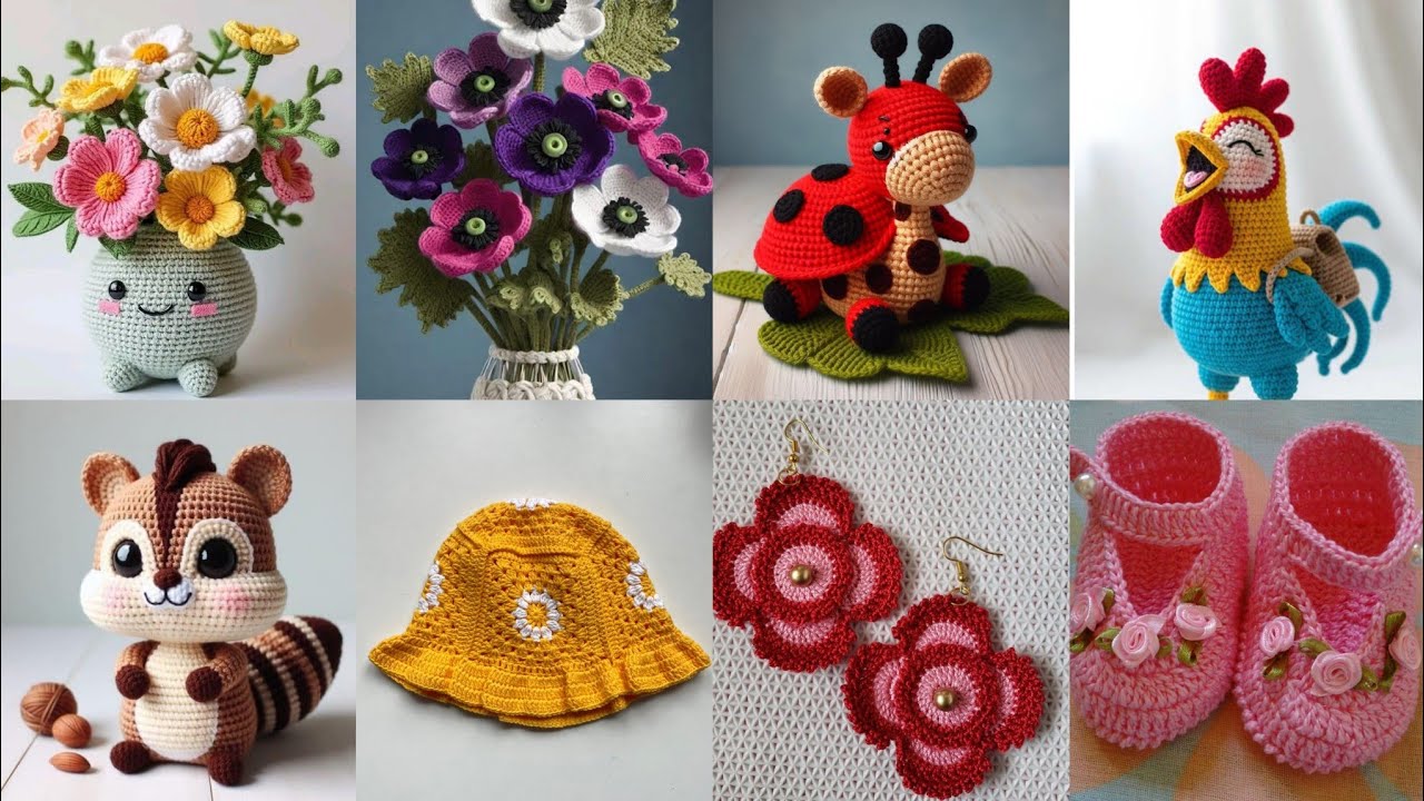 Fabolous and gorgeous New crochet handmade mix crochet iteams designs