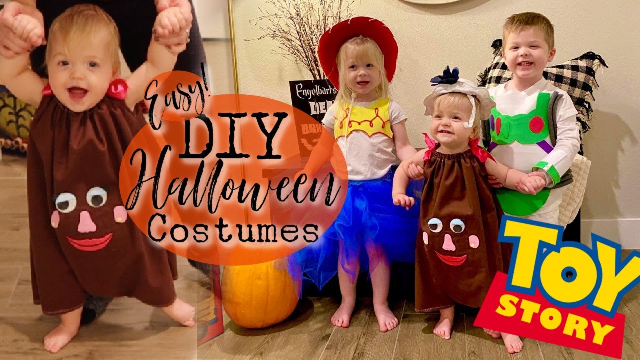 *NEW* DIY Toy Story Themed Halloween Costumes! Easy and Inexpensive! | Rachel Engelbarts