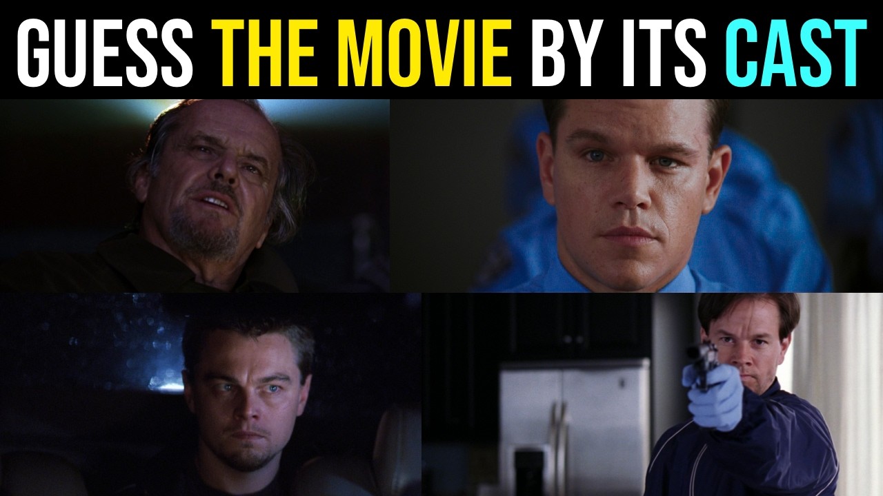 Guess the Movie by the Cast | 4 Actors, 35 Films Challenge