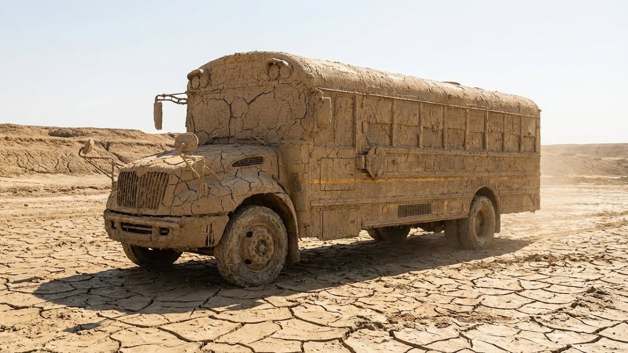 ASMR Cleaning the World&rsquo;s Dirtiest School Bus &mdash; Deep Wash & Full Restoration!