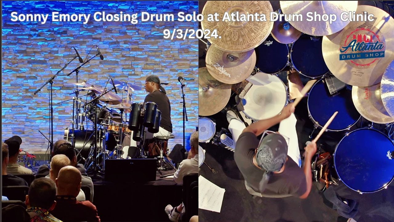 Sonny Emory's Closing Drum Solo at Atlanta Drum Shop Clinic, 9/3/2024