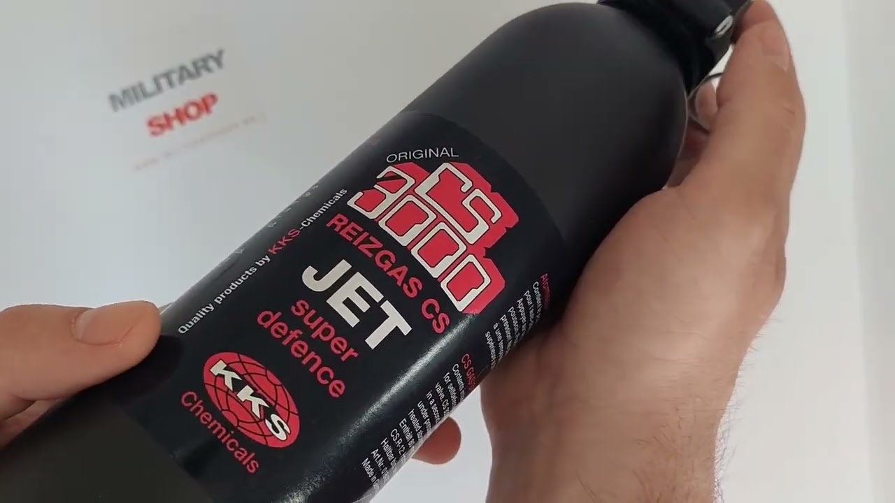 Biber sprej KKS Jet Pistolgrip CS 3000