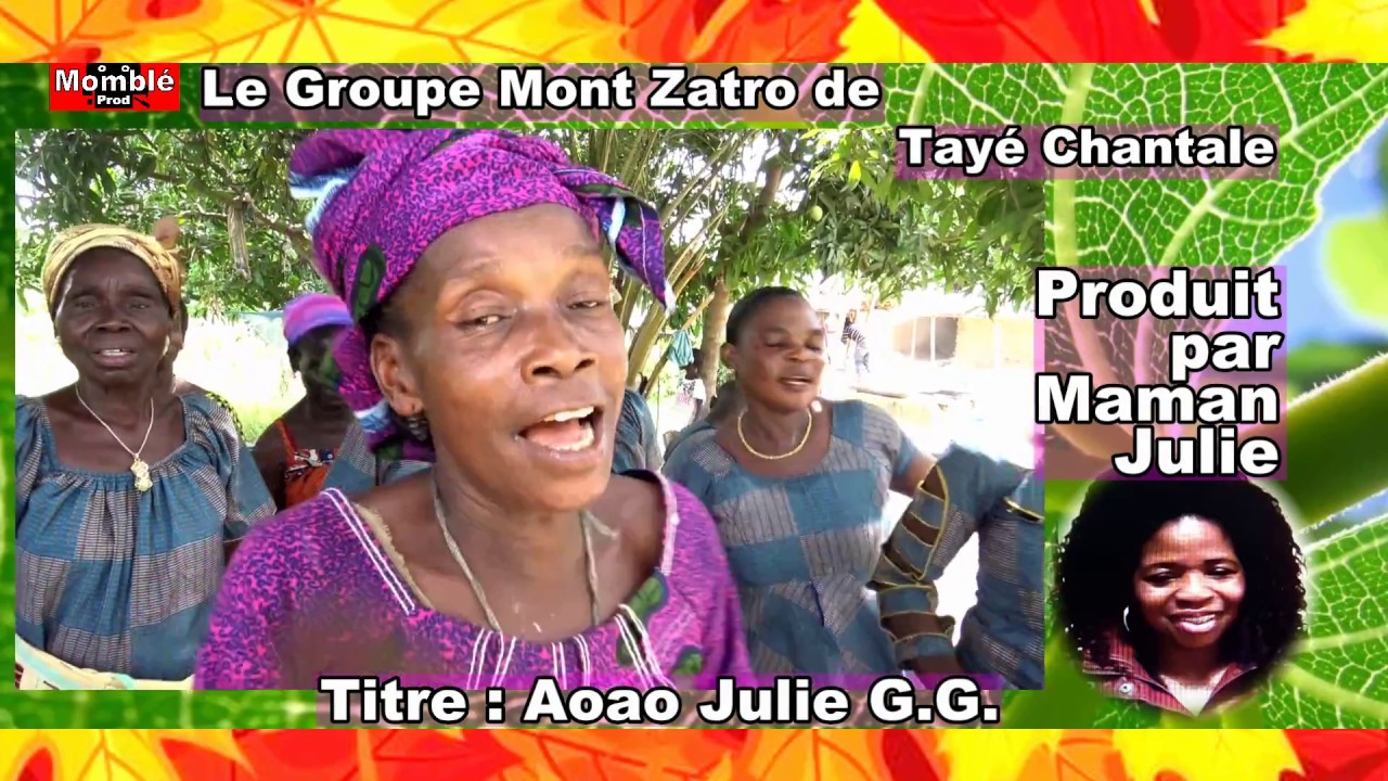 MONT ZATRO CHANTE JULIE GLEUAGUEI ET LES DAMES DE CŒUR