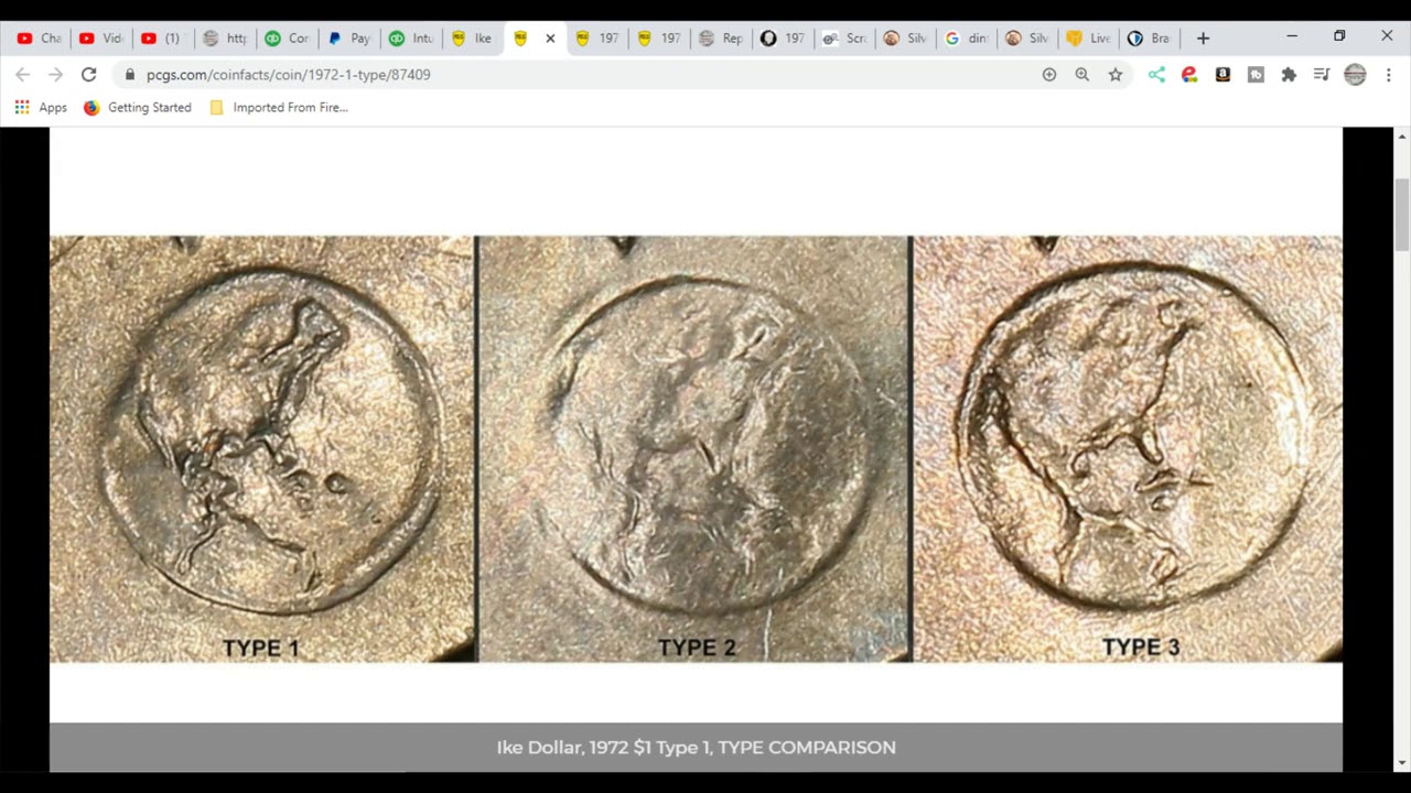 RARE Type 2 Earth 1972 Eisenhower Dollar Worth $10,500!