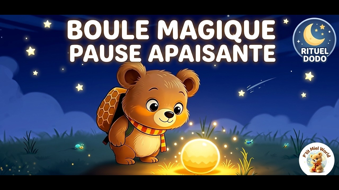P'tit Miel 🐻 et la boule magique (2 à 4 ans) 🌙✨