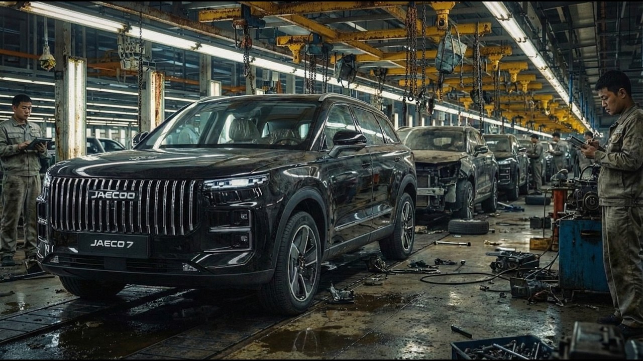 How Jaecoo 7 SUVs Are Made | Inside Chinese Luxury Car Factory (Full Process)