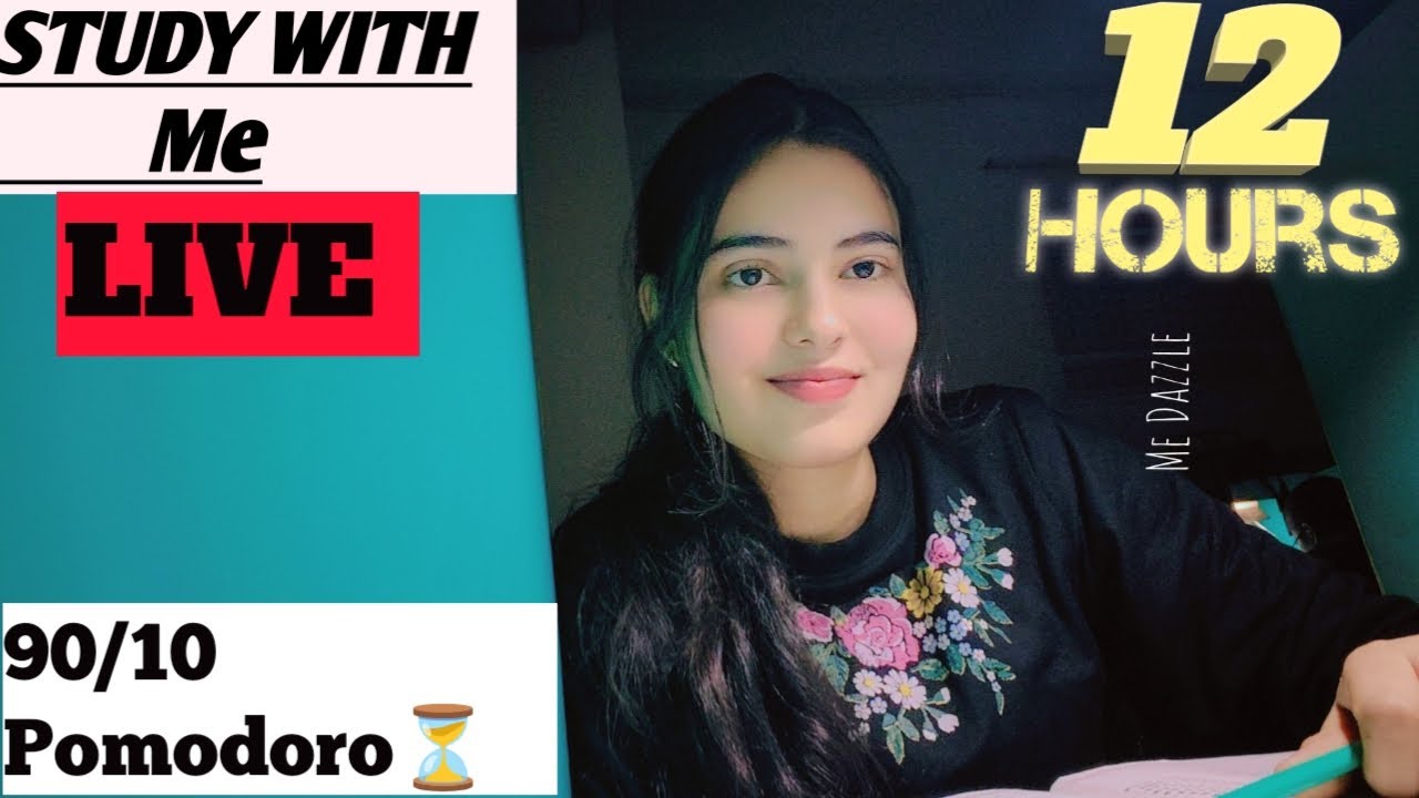 12 Hours Study With Me Live 📚 | NEET Aspirant | Real Time Focus Session