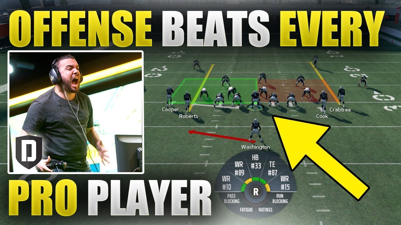 EASY OFFENSIVE SCHEME THAT EVEN PRO PLAYERS CANT STOP | Unstoppable Madden 18 Offensive Scheme