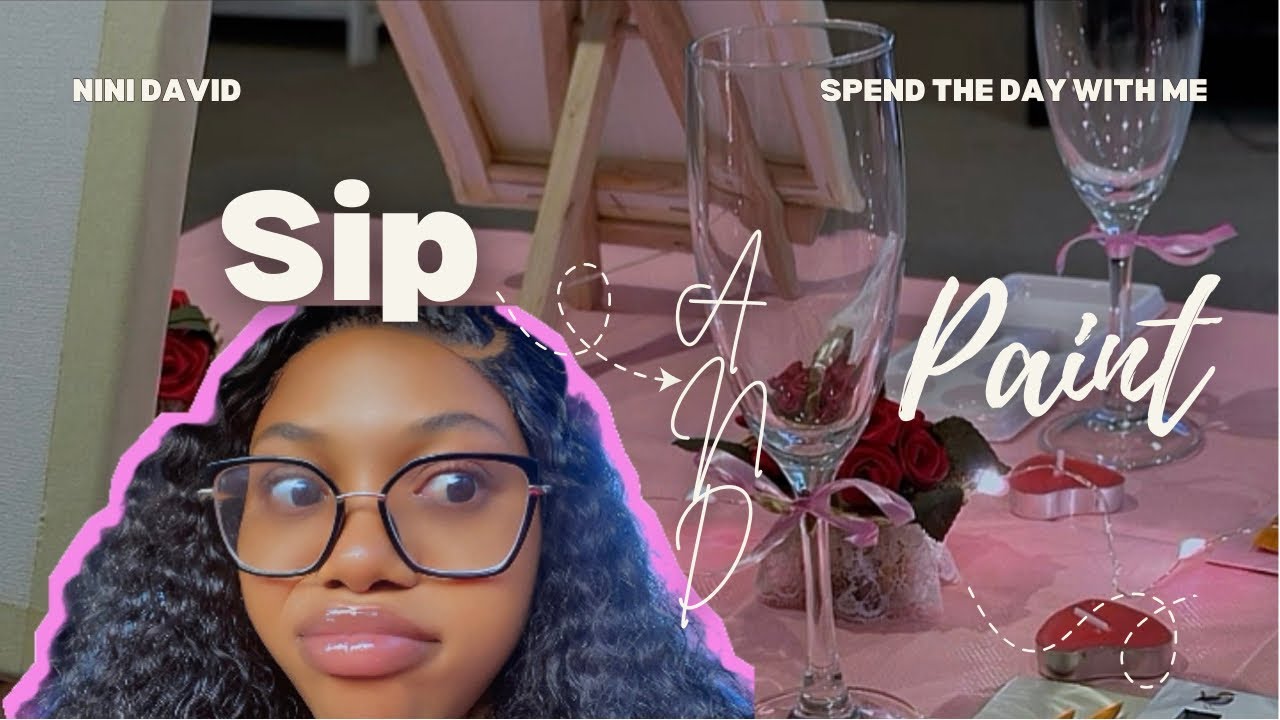 Tried Sip & Paint for the first time🎨 | This was so much fun🤩💅