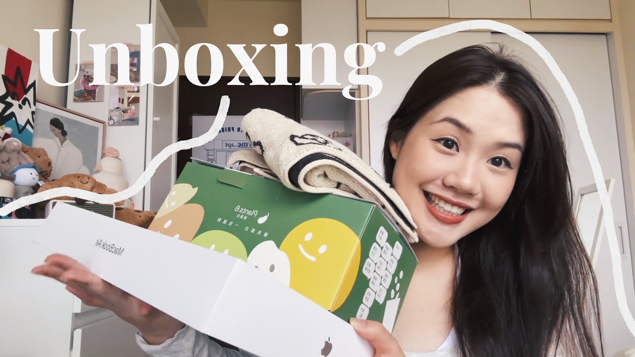 Yumi’s開箱📦|終於買了MacBook Air M4💻 & 最喜歡的高蛋白分享🌱& 買了最愛的韓國文創🐰